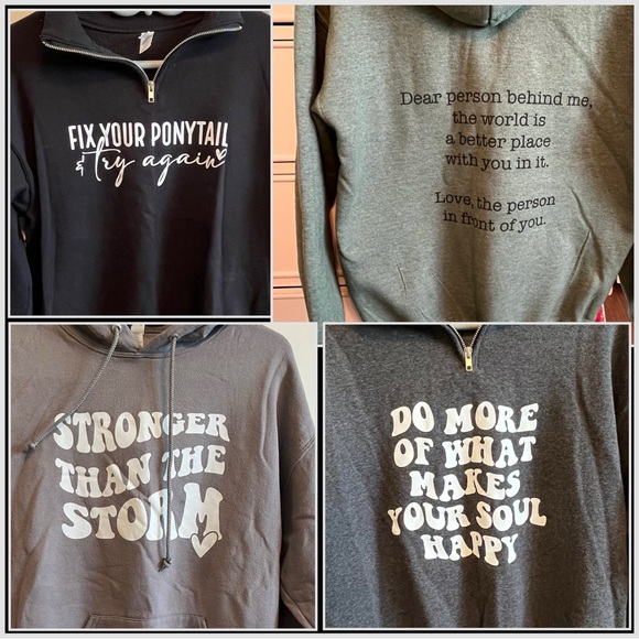Positive affirmation sweaters. - Picture 3 of 5
